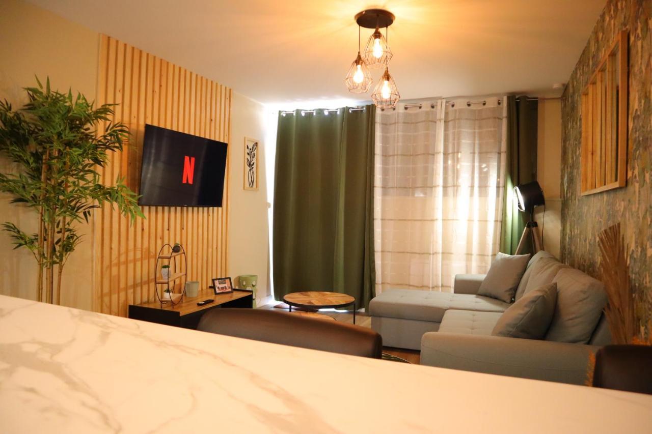 Appartement 1 Chambre Ambiance Tropicale - Centre De Bourbourg, Terrasse Privee Exteriör bild